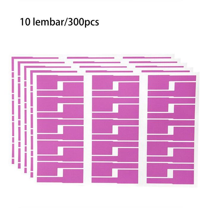 Gambar 300pcs Air Stiker Label Kabel Jaringan Cable Label Sticker Tahan - Ungu dari Daily-Mall undefined Tokopedia