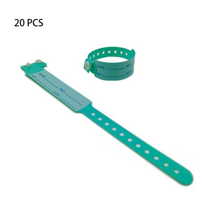 Gambar 20pcs Gelang Pasien Rumah Sakit Gelang Pasien Resiko Jatuh Id Band - Hijau dari Sincere-Mall undefined Tokopedia