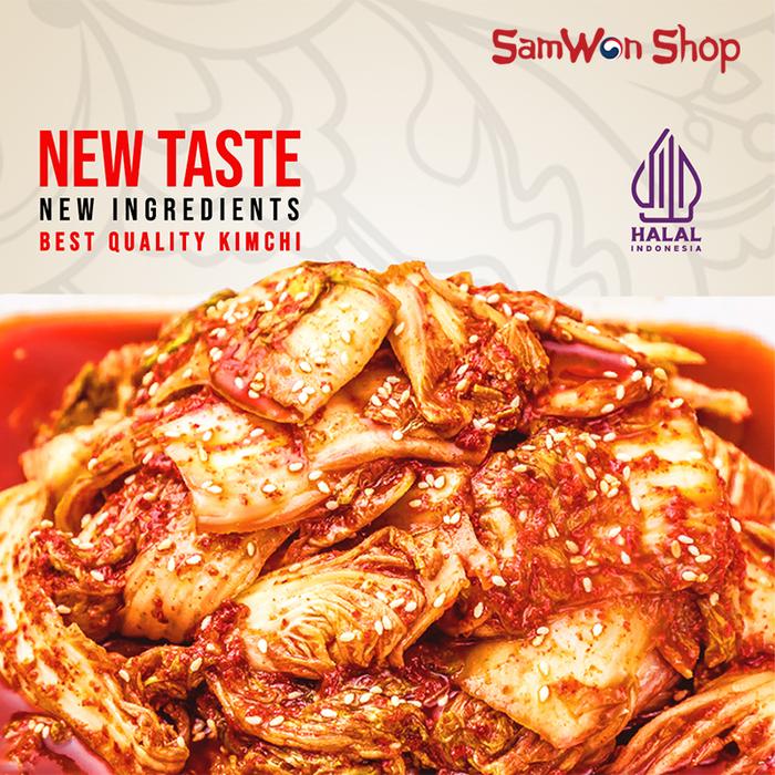 Gambar KIMCHI SAWI FRESH 250GR SAMWON Makanan Korea dari Samwon Shop undefined Tokopedia