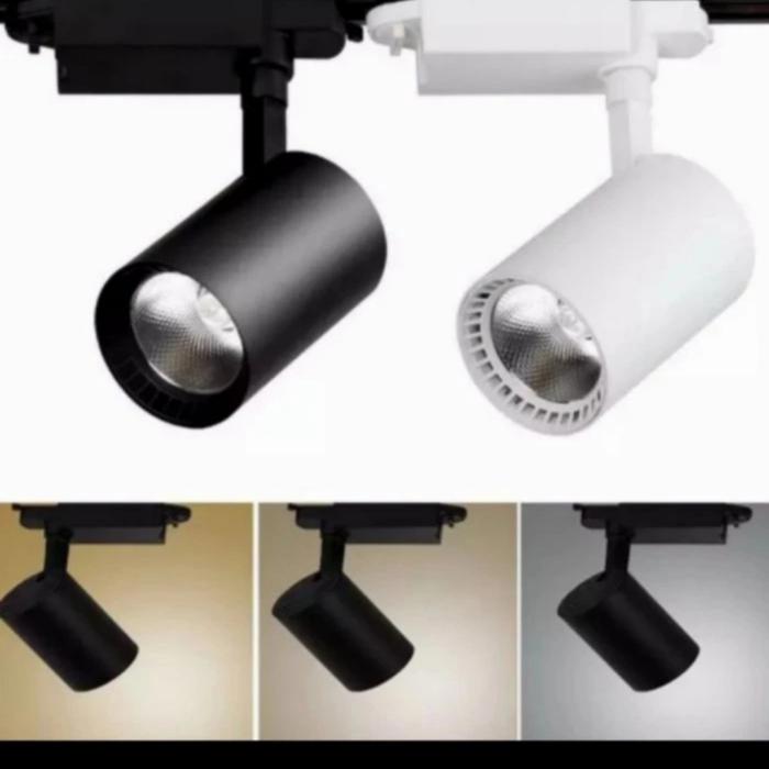Jual lampu sorot spot rel spot light track rel 10w 10 watt tembak led ...