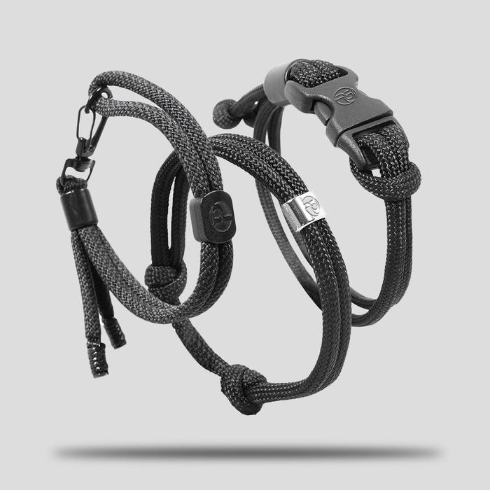 Gambar Gelang Pria Wanita Tali Hitam Paracord Prusik Premium Prodigo Dali - BUNDLING 3 PCS dari Prodigo Official undefined Tokopedia