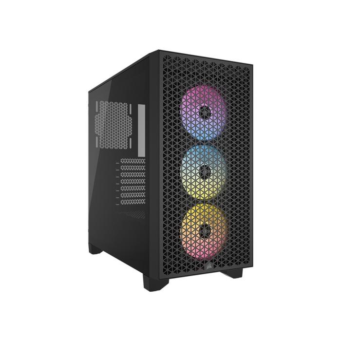 Gambar CASING CORSAIR 3000D RGB AIRFLOW - Mini ITX, MATX, ATX - BLACK dari Toko Expert Komputer undefined Tokopedia