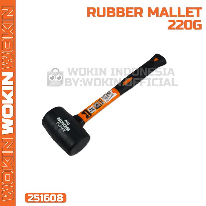 Gambar Rubber Mallet / Palu Karet Wokin - 220g dari Wokin Indonesia undefined Tokopedia