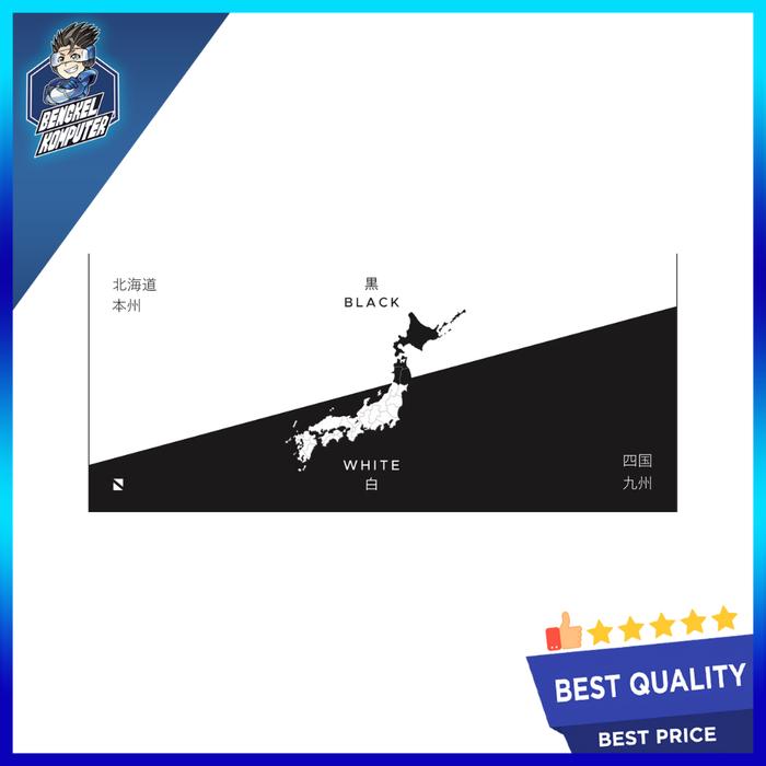 Gambar MOUSEPAD NOIR KURO SHIRO JAPAN LINE DESKMAT dari bengkelkomputerptk undefined Tokopedia