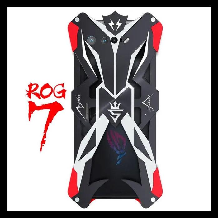 Gambar Asus Rog Phone 7 / Ultimate Zimon Bumper Original Hard Case Casing Pc - HITAM-MERAH, ASUS ROG 7 dari Original Shop Nillkin undefined Tokopedia