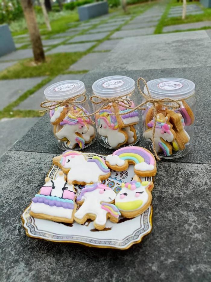 Gambar Cookies karakter dino frozen animal kukis unicorn cookies - Unicorn dari Gaby Bella Florist undefined Tokopedia