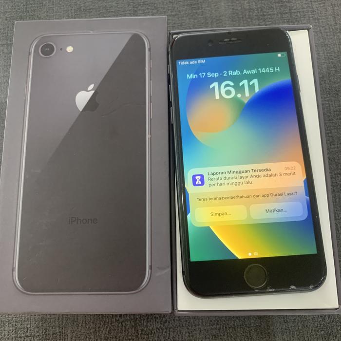 Gambar iphone 8 256 second dari LJ sell semarang undefined Tokopedia