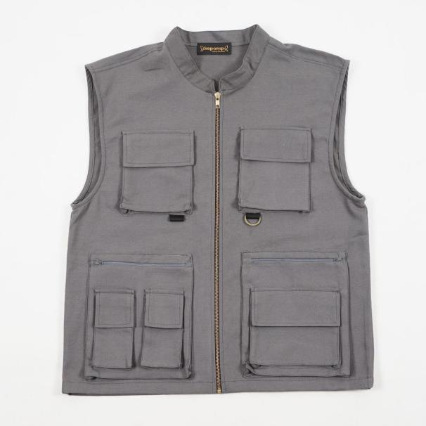 Promo Kepomp Vest Parka Five Pocket Grey Unisex Premium Quality