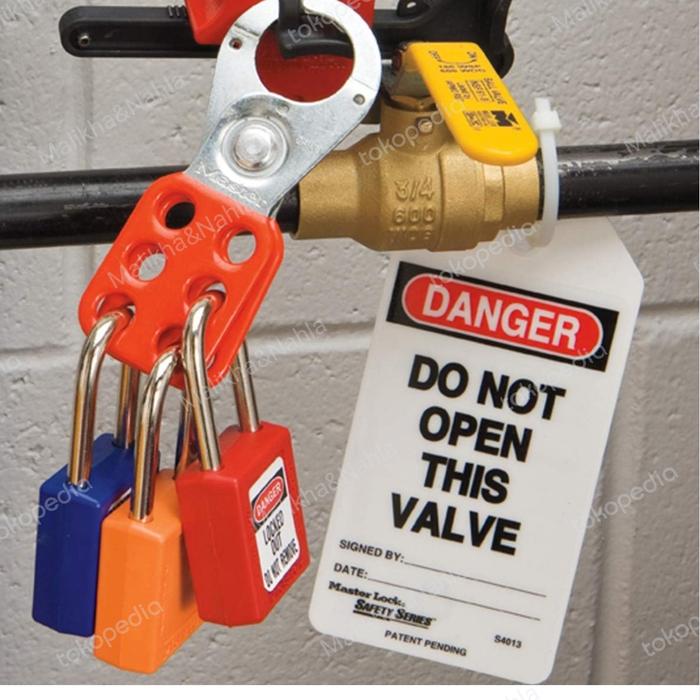 Jual Master Lock 410RED 410 Safety Lockout Padlock Red - Orange ...