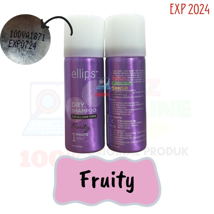 Gambar Ellips Dry Shampoo 50ml - Fruity dari TedzOnlineShop undefined 5 Tokopedia