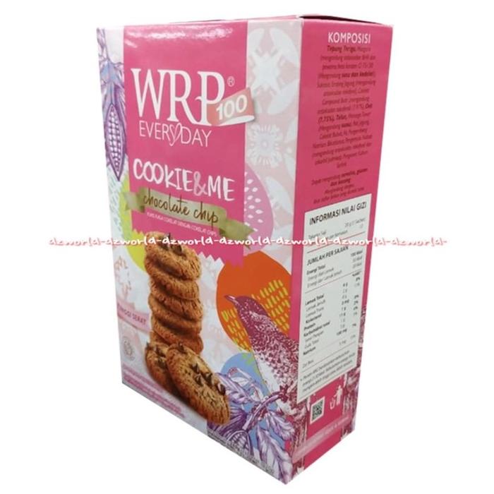 Gambar WRP Everyday Chocolate Chip Cookies 12sachet Snack Cemilan Diet Coklat dari sherryy undefined Tokopedia