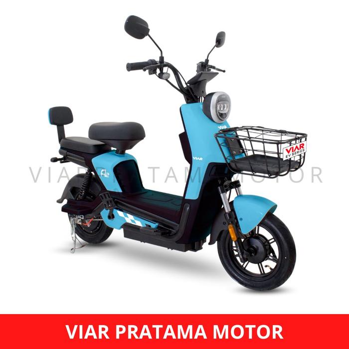 Gambar Sepeda Listrik - Viar A2 - Biru dari Viar Pratama Motor undefined Tokopedia