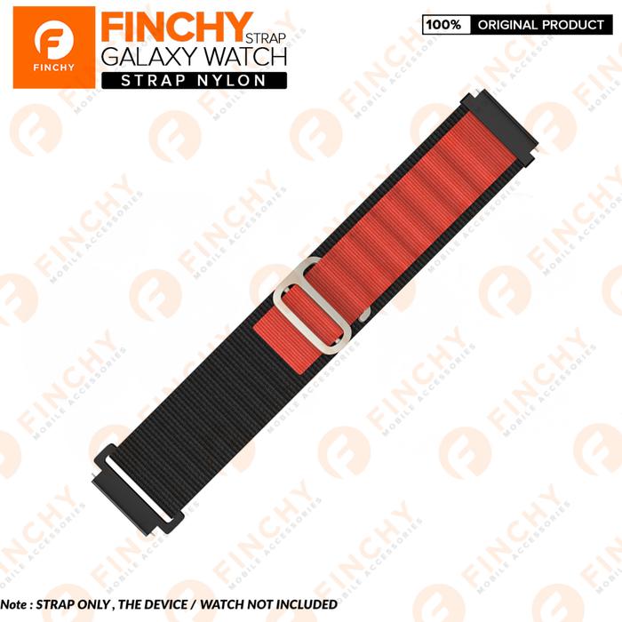 Gambar Finchy nylon strap Xiaomi watch S1 active replacement wristband - Black red dari Finchy Indonesia undefined Tokopedia