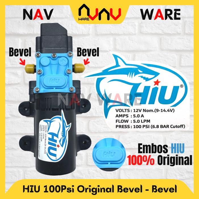 Gambar Pompa Air DC 12V HIU Original 100Psi High Pressure Sprayer Pertanian - HIU Bevel Bevel dari NAV Ware undefined Tokopedia