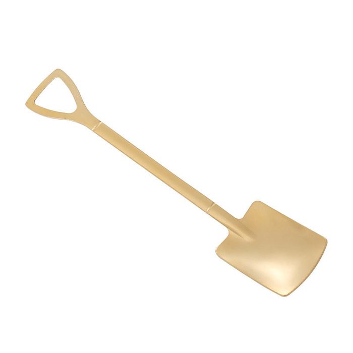 Gambar Sendok Cafe Stainless Steel / Sendok Dessert Sekop Unik / Sendok Cafe - PERSEGI GOLD dari IJN COLLECTION NEW undefined Tokopedia