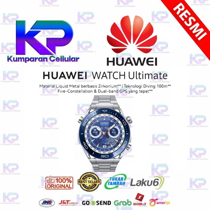Gambar Huawei Watch Ultimate 48mm | Zirconium Liquid Metal | Garansi Resmi - Blue dari Kumparan Cellular undefined Tokopedia