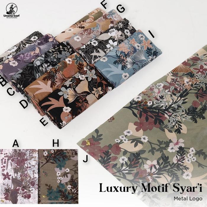 Gambar Umama Scarf - Kerudung Motif Segi Empat Luxury Syar'i Motif Icon - 1, D dari Umama Scarf_NEW undefined Tokopedia