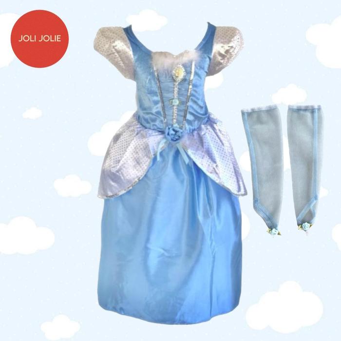Gambar GIRLS COSTUME DRESS PRINCESS PARTY BAJU KOSTUM ANAK PEREMPUAN IMPORT - Biru-494, S dari Joli Jolie ID_NEW undefined Tokopedia