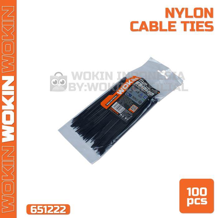 Gambar Nylon Cable Ties (Black) / Kabel Ties Hitam Wokin - 2.5x140mm dari Wokin Indonesia undefined Tokopedia