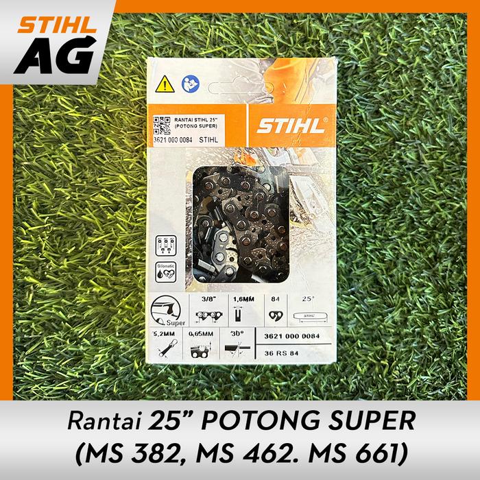 Gambar Rantai Chainsaw STIHL ORIGINAL 25" Potong Super (MS 382, MS 462) dari STIHL AG undefined Tokopedia