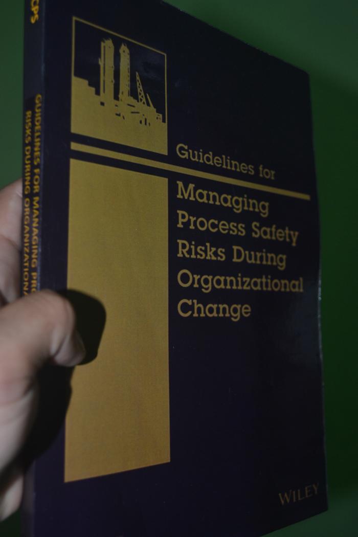 Jual Guidelines for Managing Process Safety Risks During Organizational ...