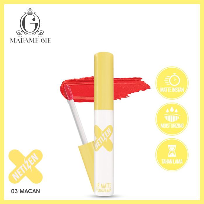 Gambar Madame Gie Lip Matte Netizen +62 - Make Up Lipstick - 03 Macan dari sakuracosmetik undefined Tokopedia