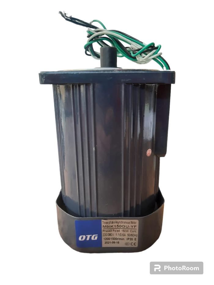 Gambar OTG M Series Induction Motor 150W 1200rpm 3phase asynchronous motor - Motor Only dari Erateknika undefined Tokopedia