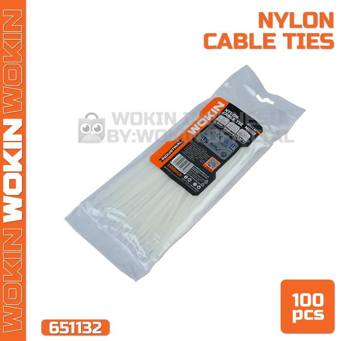 Gambar Nylon Cable Ties (White) / Kabel Ties Putih Wokin - 3.6x200mm dari Wokin Indonesia undefined Tokopedia