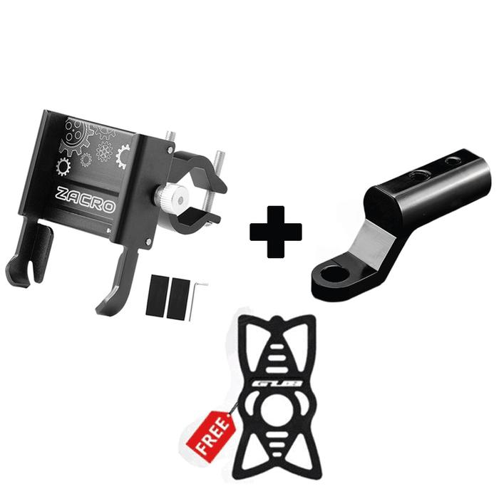 Gambar ZACRO Phone Holder New Original / Holder HP Motor Aluminium Aloy - Holder+ZACRWOLF dari Zacro Official Shop undefined Tokopedia