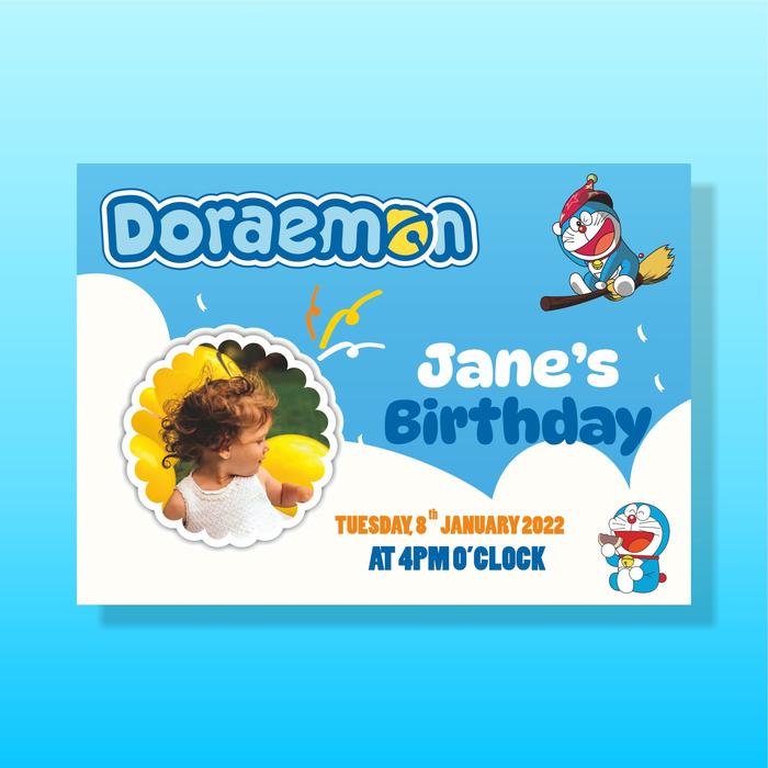 Gambar Undangan Ulang Tahun Anak / Birthday Card Custom - H1, 7 x 10 cm dari Nex Printshop undefined Tokopedia