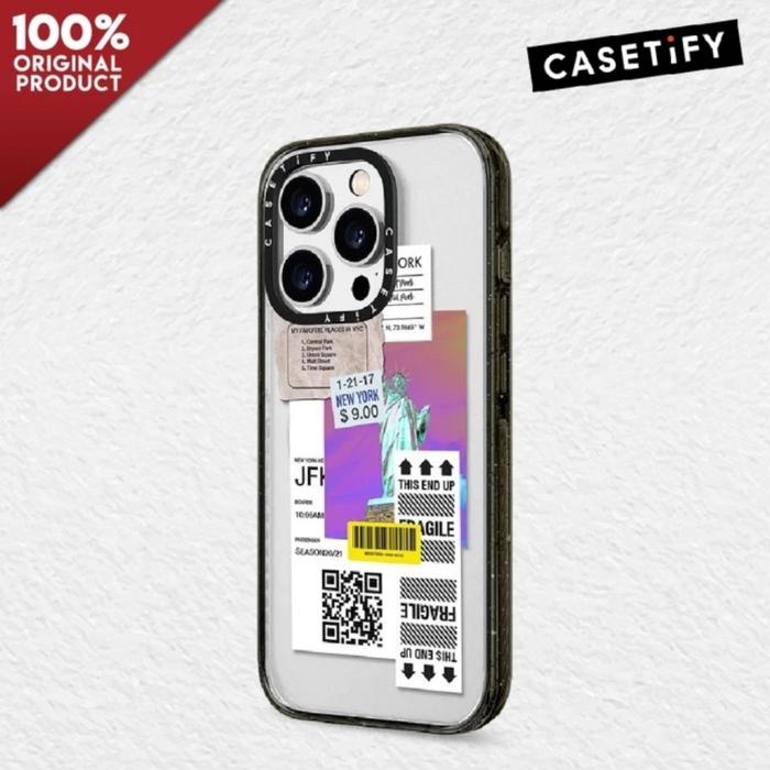 Gambar Casing Iphone 14 Pro Max - CASETIFY Magsafe Impact Label Note 1 - Case Only dari Mulia Premium Acc undefined Tokopedia