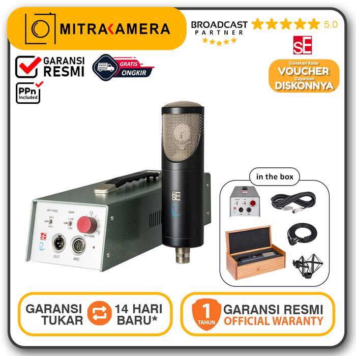 Gambar SE Electronics Rupert Neve RNT Premium Multi-Pattern Tube Condenser dari Mitrakamera undefined Tokopedia