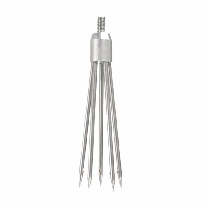 Gambar HARPOON TOMBAK IKAN 5 PRONG BAHAN STAINLESS STEEL KEPALA TOMBAK ORI - KEPALA TOMBAK dari AHyoung undefined Tokopedia