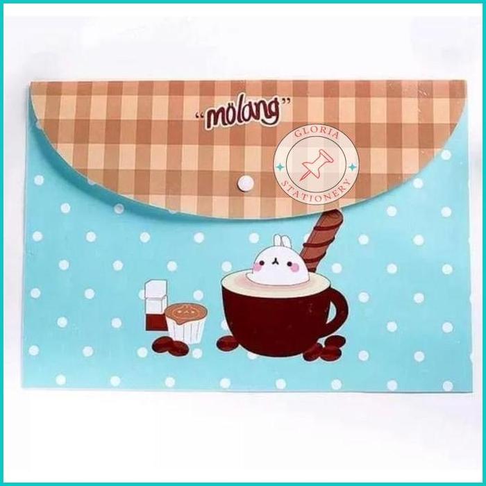 Gambar SG Map Plastik A4 Karakter Kartun Lucu Map File Lucu Map Kancing A4 - Map A4 Tosca dari Gloria ATK undefined Tokopedia