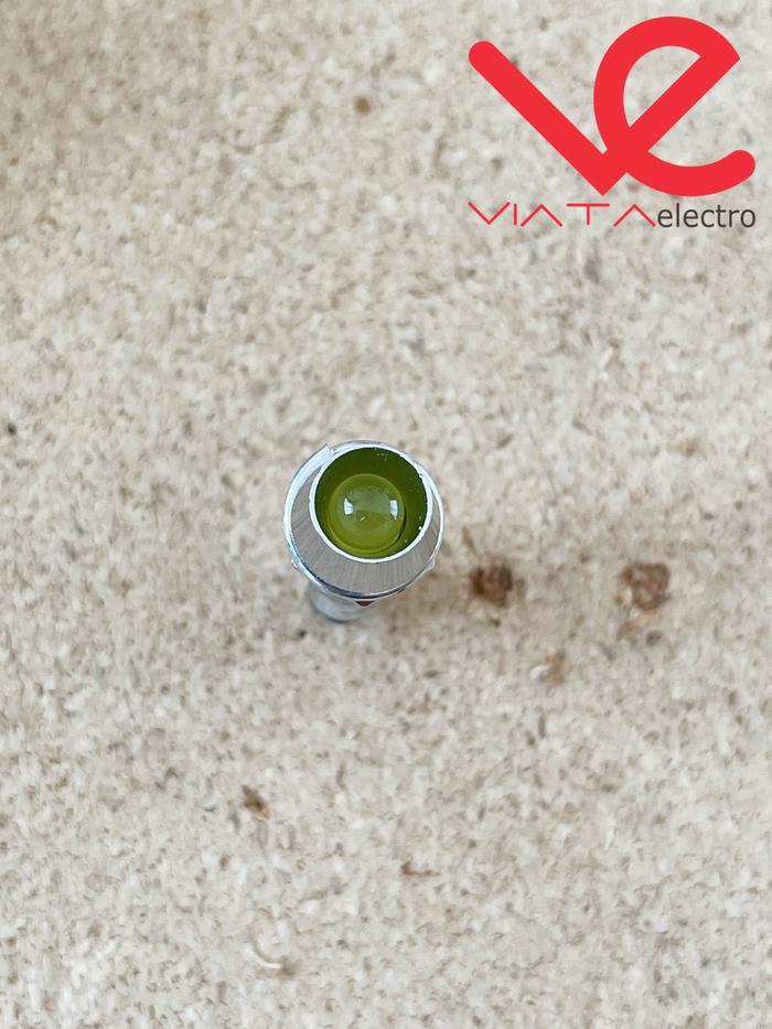 Gambar PILOT LAMP BESI PILOT LAMP BODY METAL ANEKA UKURAN PILOT LAMP PED-7 DC - Kuning, 220VAC dari VIATAelectro undefined Tokopedia