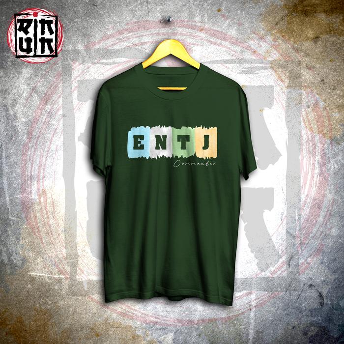 Gambar Tshirt Kaos Distro ENTJ MBTI Personality - Hijau, S dari Ruinn Store undefined Tokopedia