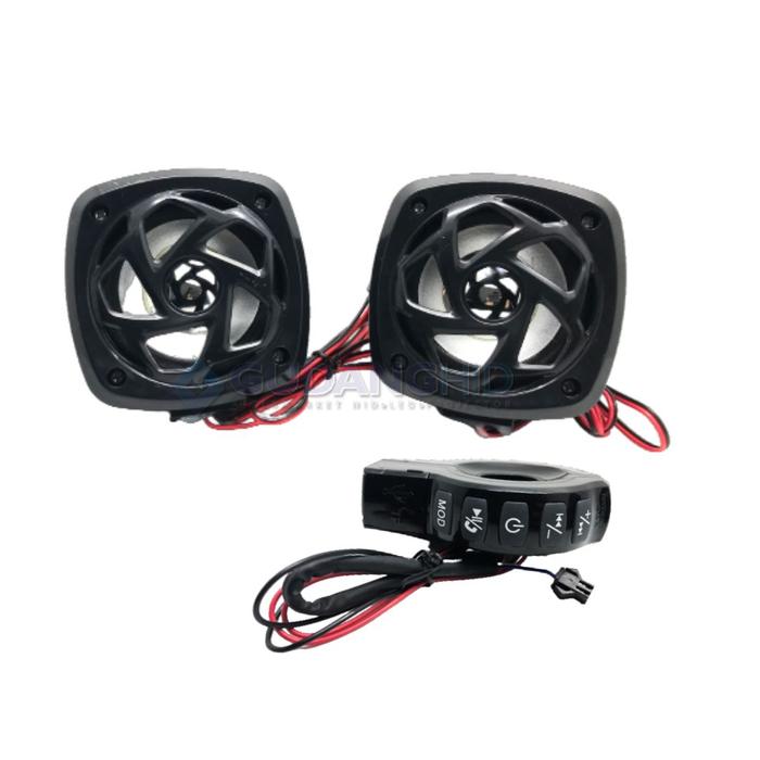 Gambar Klakson Motor Speaker MP3 Bluetooth Radio FM Toa Patwal Universal - MP3 2 SPEAKER dari GudangHID undefined Tokopedia