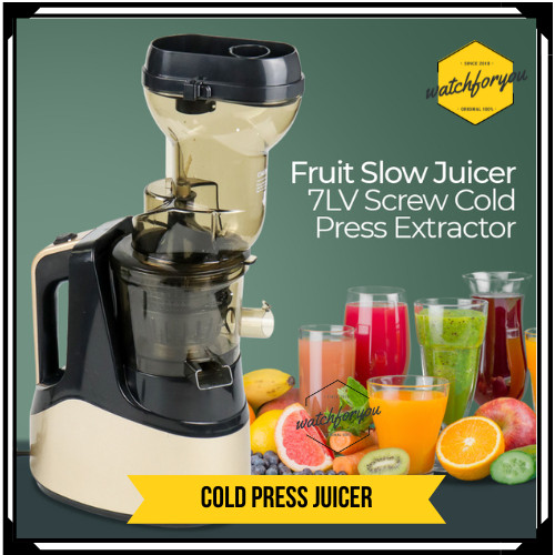 Miui Slow Juicer Cold Press Mesin Juice Blender Buah Portable