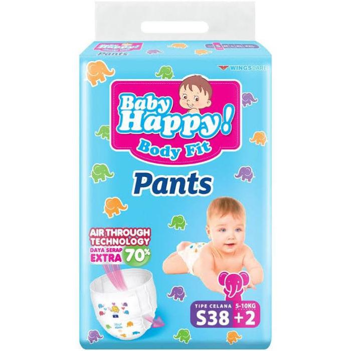 Gambar BABY HAPPY S 38 M 32 L 28 XL 26 XXL 24 POPOK BAYI DAN ANAK - XXL 24 dari Ummi Alwan Herbal undefined Tokopedia