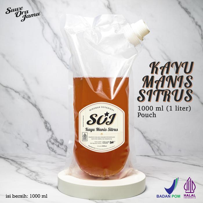 Gambar Kayu Manis Sitrus - Suwe Ora Jamu (1000 ml) - Pouch dari Suwe Ora Jamu undefined Tokopedia