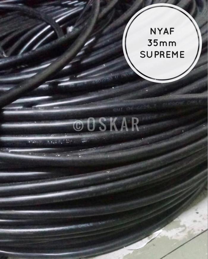 Gambar KABEL SERABUT NYAF 35mm SUPREME 450/750 Volt - Hitam dari OSKAR JAYA OFFICIAL undefined Tokopedia