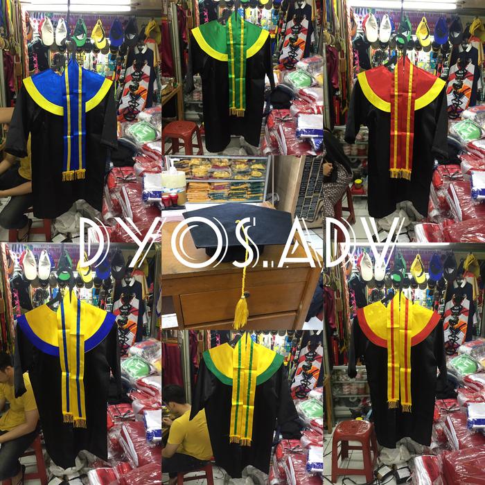 Gambar Toga wisuda TK toga tk baju toga TK anak-anak bahan satin berkualitas dari Dyos Advertising undefined Tokopedia