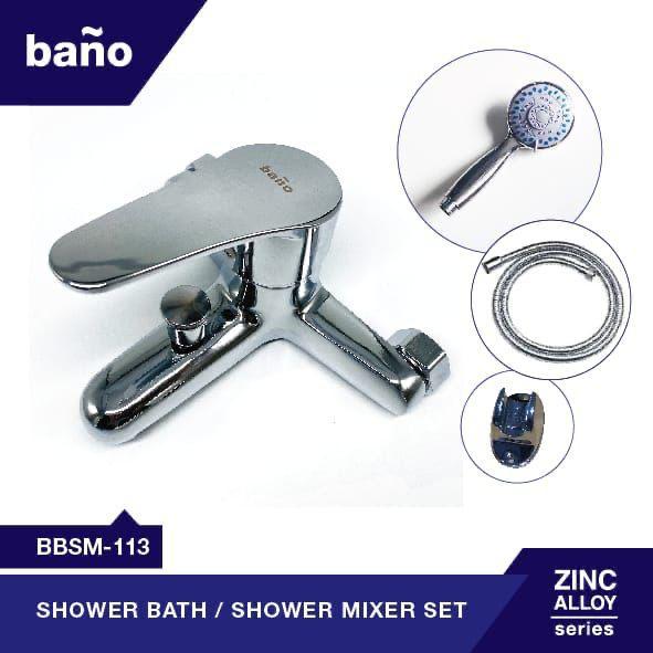 Gambar Kran Panas Dingin MIXER + Hand Shower Mandi BANO BBSM-113 dari L10sanitary undefined Tokopedia