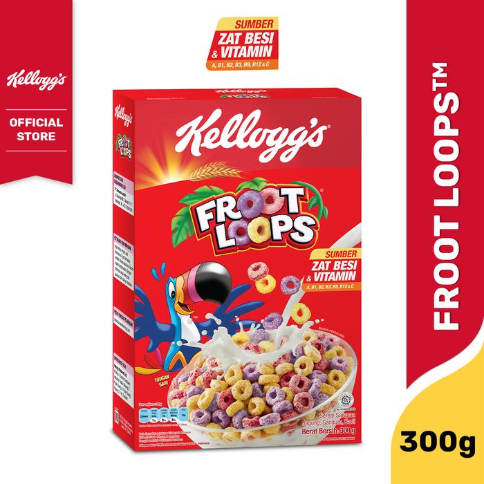 Jual Kelloggs Froot Loops Sereal 300g - - Kellogg's & Pringles Official ...