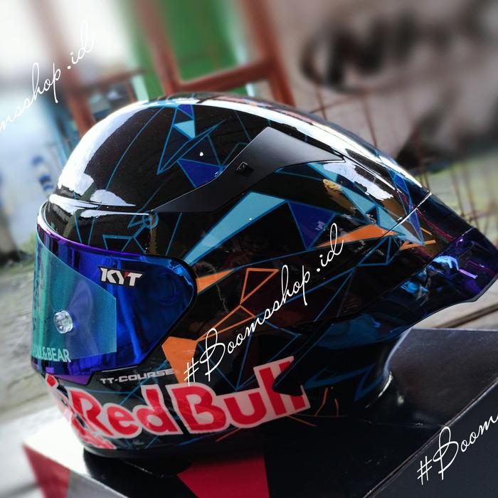 Gambar helm kyt tt course reoaint  polespargaro glosy - Hitam, L dari boomshophelm01 undefined Tokopedia
