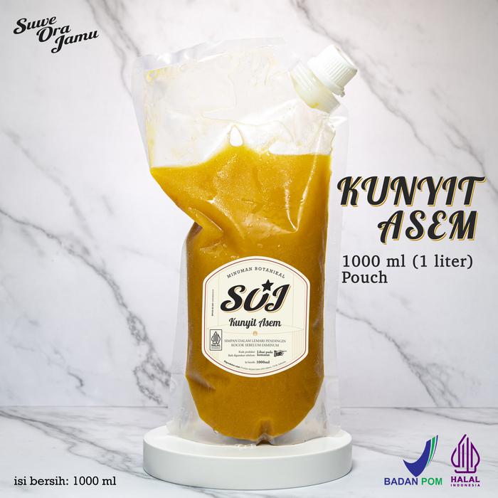 Gambar Kunyit Asem - Suwe Ora Jamu (1000 ml) - Pouch dari Suwe Ora Jamu undefined Tokopedia