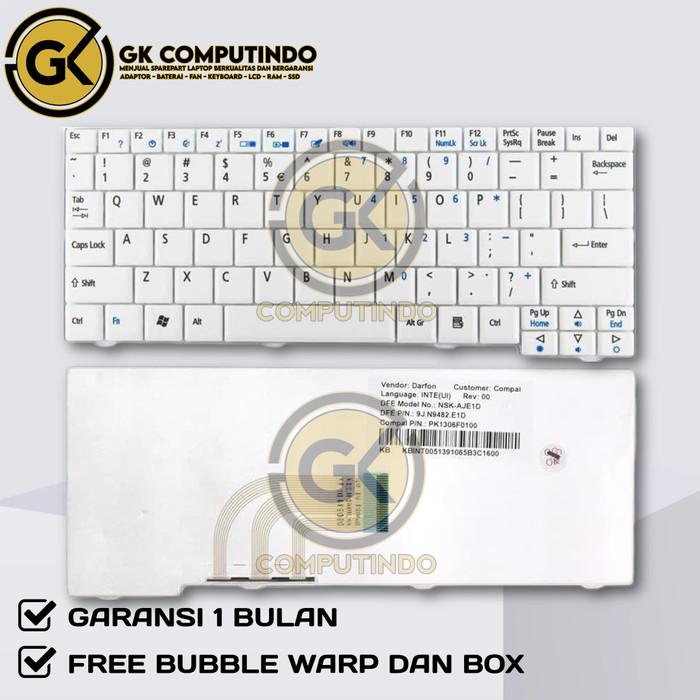 thumbnail image 2 of US QWERTY Keyboard For Acer Aspire One A110 A150 D150 D250 ZA8 ZG8 ZG5 (Unbranded) 2 of 6