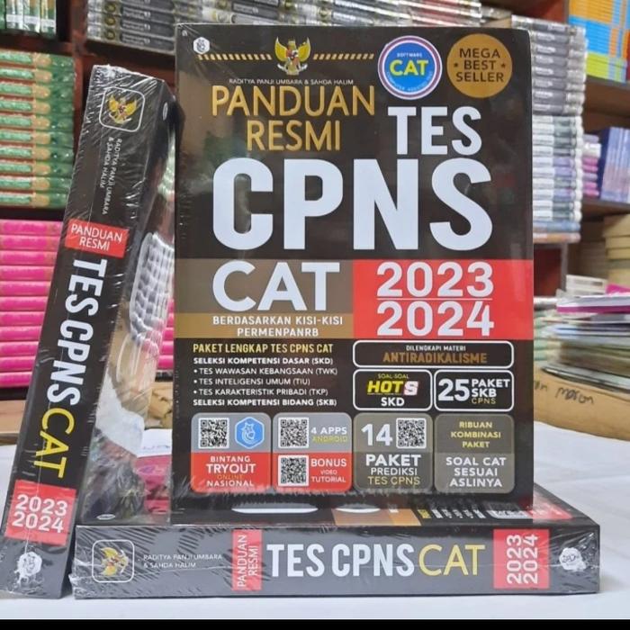 Gambar BUKU PANDUAN RESMI CPNS CAT 2021 2022, RADITYA PANJI UMBARA DAN SAHDA - edisi 2024 dari Menara Media undefined Tokopedia