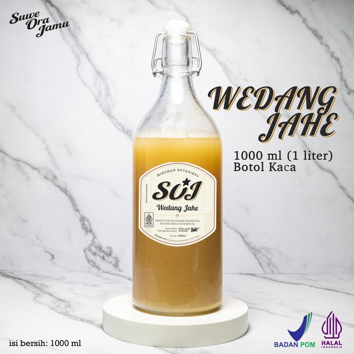 Gambar Wedang Jahe - Suwe Ora Jamu (1000 ml) - Botol Kaca dari Suwe Ora Jamu undefined Tokopedia