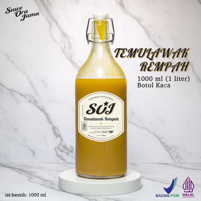 Gambar Temulawak Rempah - Suwe Ora Jamu (1000 ml) - Botol Kaca dari Suwe Ora Jamu undefined Tokopedia
